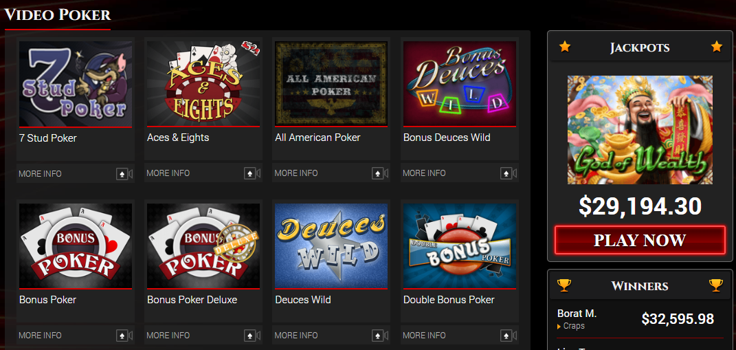 Best Video Poker Games